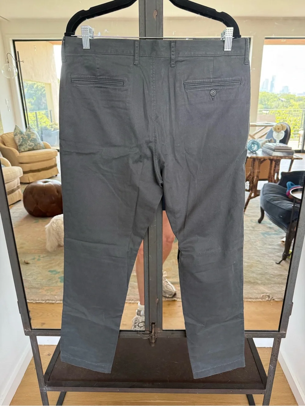 J. Crew Men's Dark Charcoal Chinos